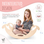 arendav puidust mänguasi väikelastele