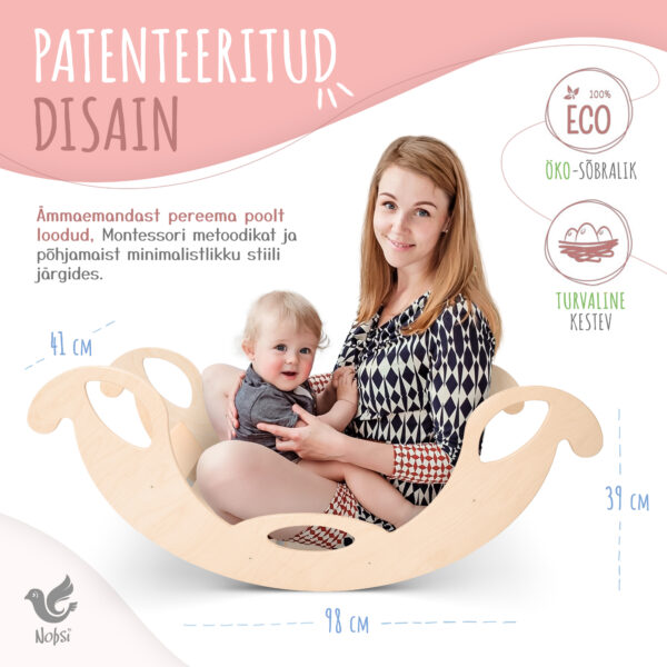 arendav puidust mänguasi väikelastele
