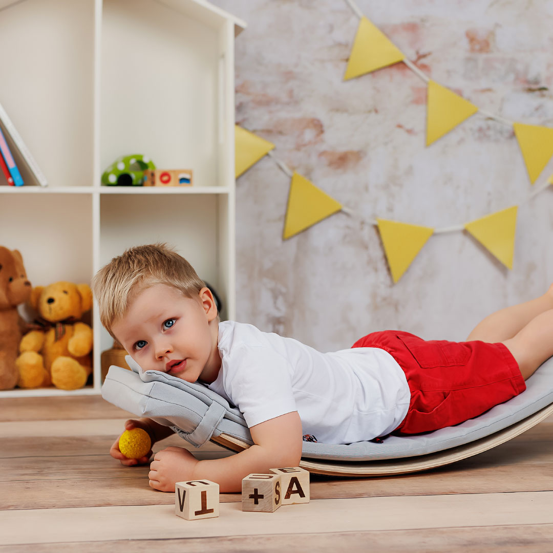 toddler toy wobble board with mattress